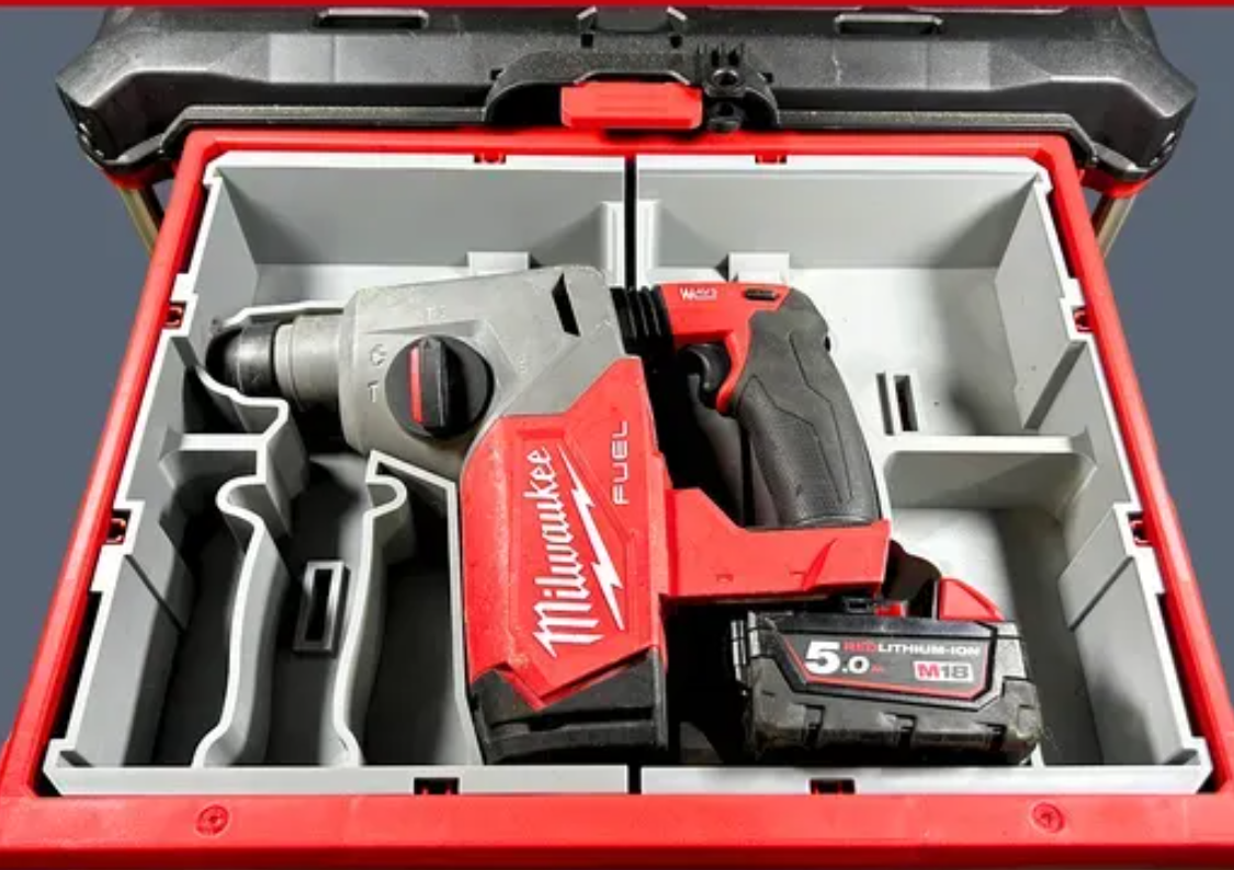 Milwaukee™ 18V FUEL™ Rotary Hammer PACKOUT™ Tool Box Organiser Insert