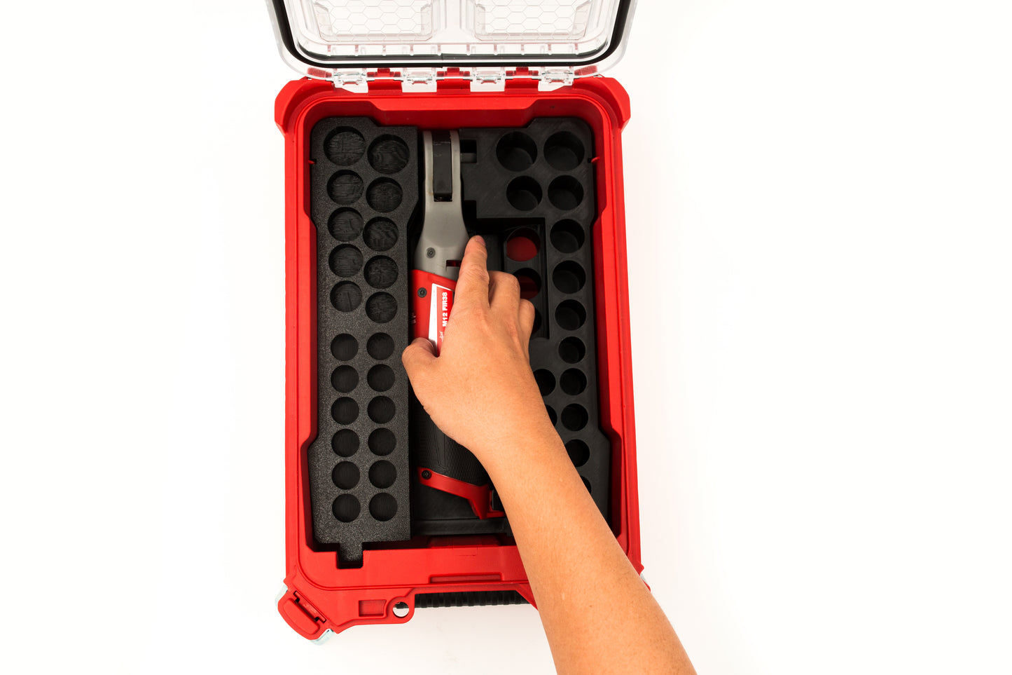 MILWAUKEE 12V FUEL™ 3/8inch Impact Ratchet PACKOUT ™ Organiser Insert