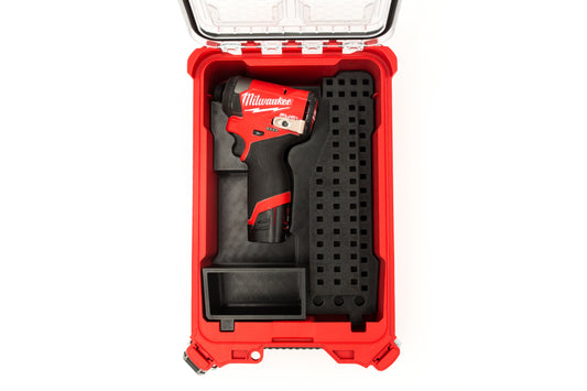 MILWAUKEE 12V FUEL™ 1/4" Hex Impact Driver PACKOUT ™ Organiser Insert