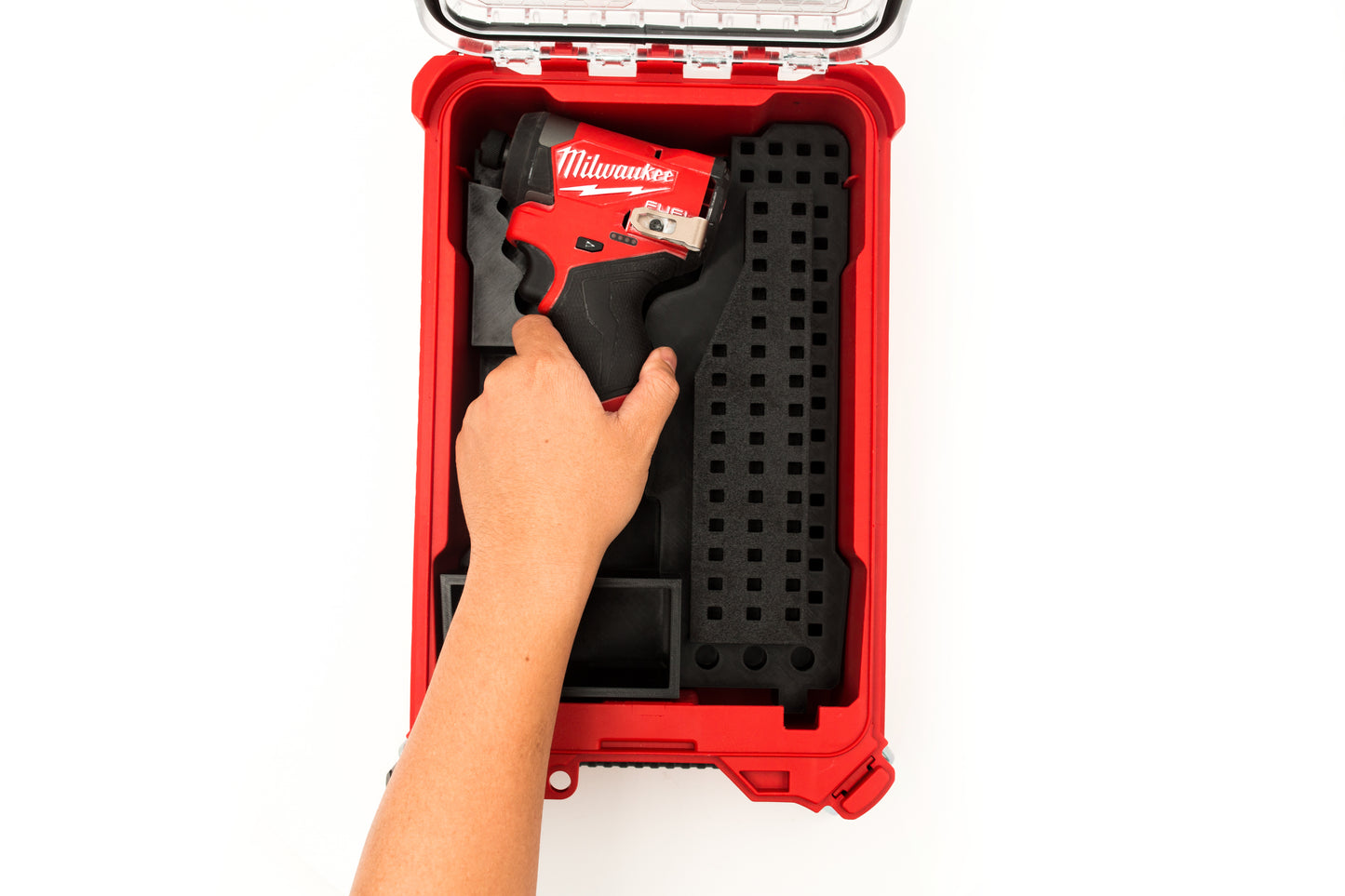 MILWAUKEE 12V FUEL™ 1/4" Hex Impact Driver PACKOUT ™ Organiser Insert