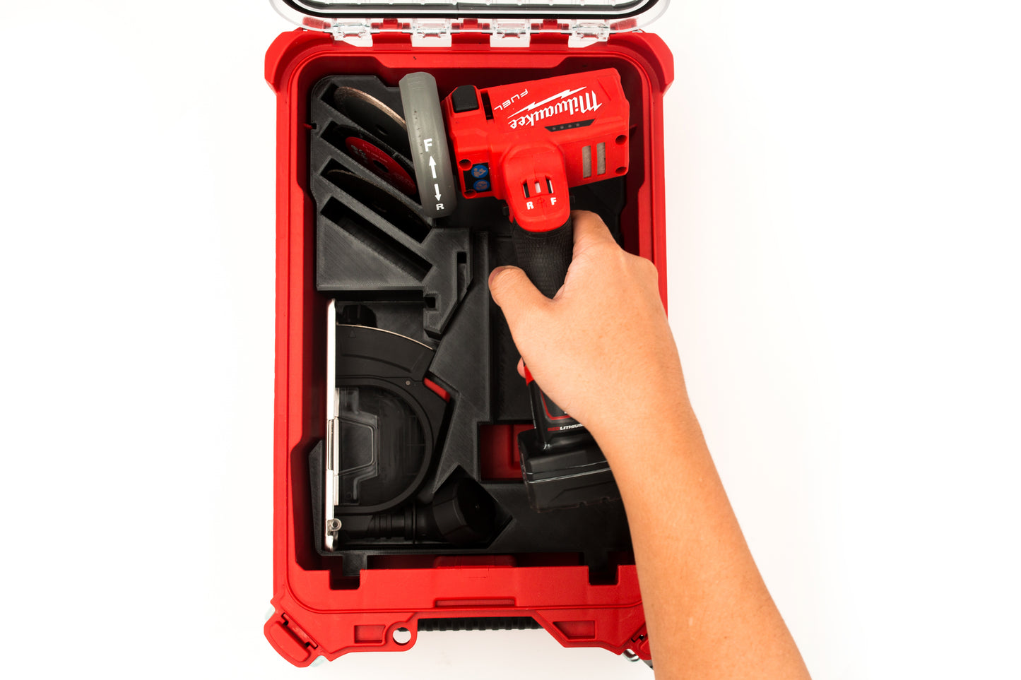 MILWAUKEE 12V FUEL™ Compact Cut Off Tool PACKOUT ™ Organiser Insert
