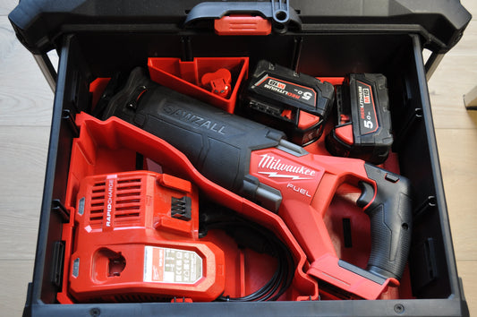 Milwaukee™ 18V FUEL™ Sawzall PACKOUT™ 2 Drawer Tool Box Organiser Insert
