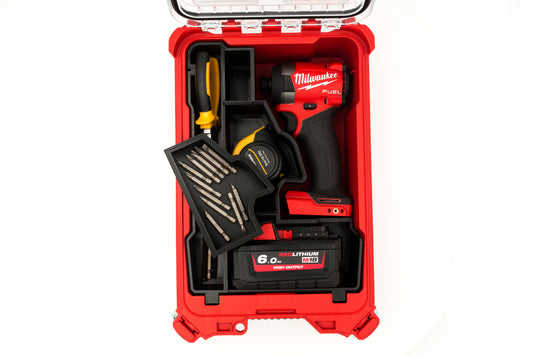 MILWAUKEE 18V FUEL™ 1/4inch Hex Impact Driver PACKOUT ™ Organiser Insert V2