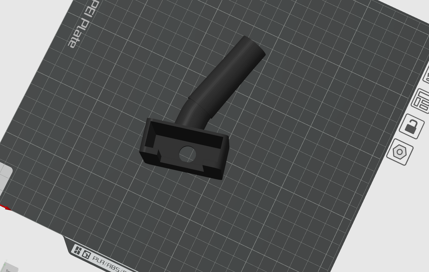 Fortura Mazda FD RX7 Apexi Power FC Commander Mount — Cigarette Socket, No-Drill, PETG